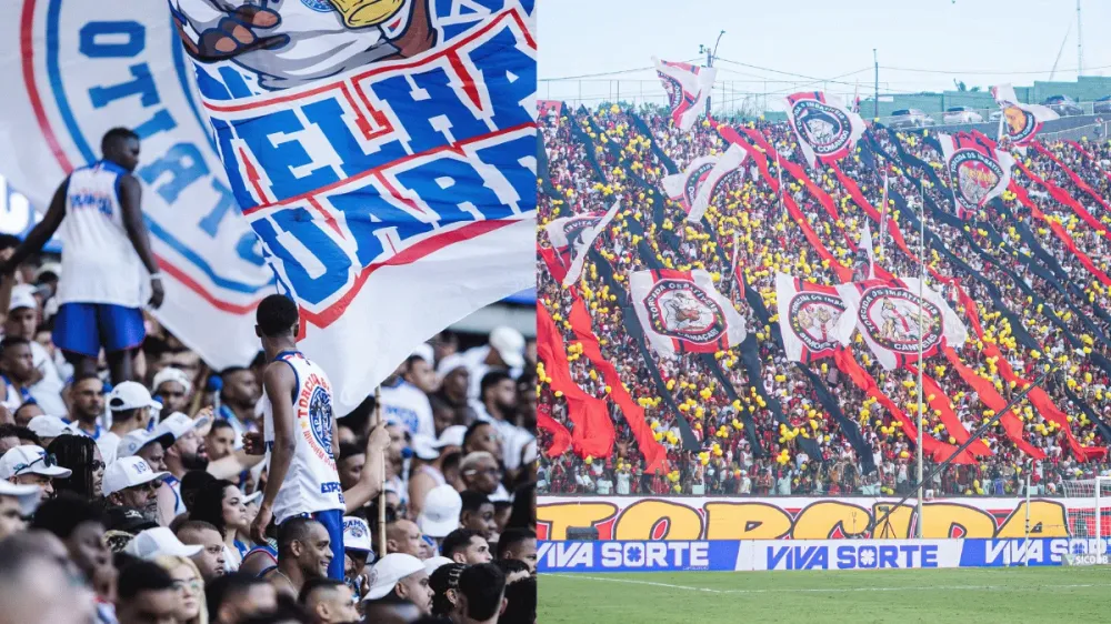 Torcidas organizadas do Bahia e Vitória estão impedidas de comparecer a eventos esportivos por seis meses