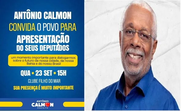 Prefeito de São Francisco do Conde, Antônio Calmon (PP). Foto: Reprodução/Internet