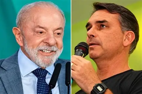 Lula cresce, tira vantagem de Flávio Bolsonaro e empata em 50% no segundo turno, diz PoderData/Aya. Foto: Reprodução