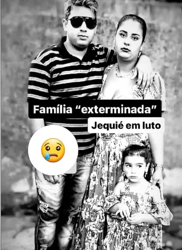 ovem achado morto dentro de carro era pai e marido de vítimas da chacina — Foto: Redes sociais