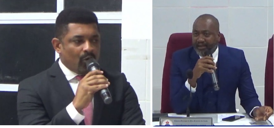 Vereador Marivaldo do Amaral e Vereador Antônio Lopes. Foto: Reprodução/Vídeo 