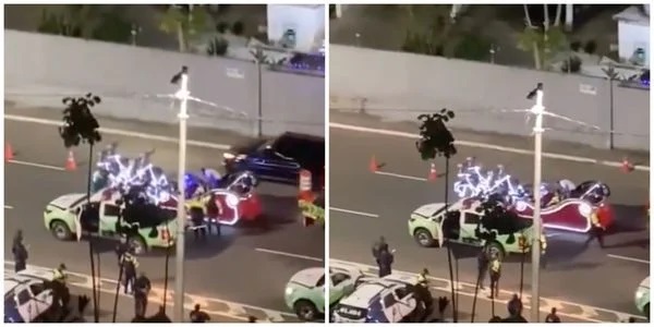 Trenó foi apreendido pela Transalvador. Crédito: Reprodução/X