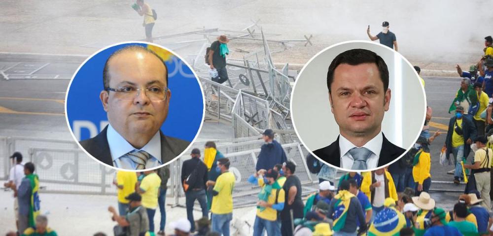 Ibaneis Rocha e Anderson Torres (Foto: Crédito: Reuters | Divulgação)