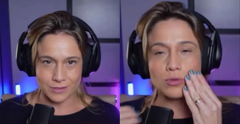 Fernanda Gentil revela paralisia facial. Foto: YouTube