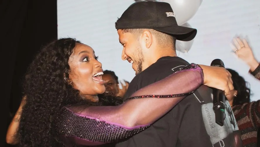 IZA e Yuri Lima — Foto: @carolcaminha