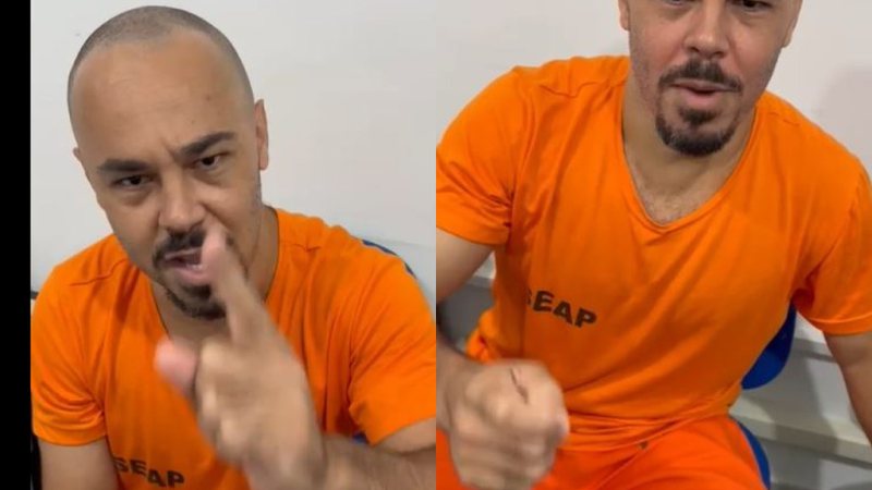 Ederlan passa pela terceira audiência de instrução nesta terça-feira (7). Foto: Reprodução/Record Bahia