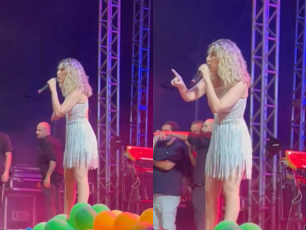 Wanessa Camargo se irrita e manda retirar pessoa do show: "Estava desrespeitando". Foto: Reprodução / Instagram