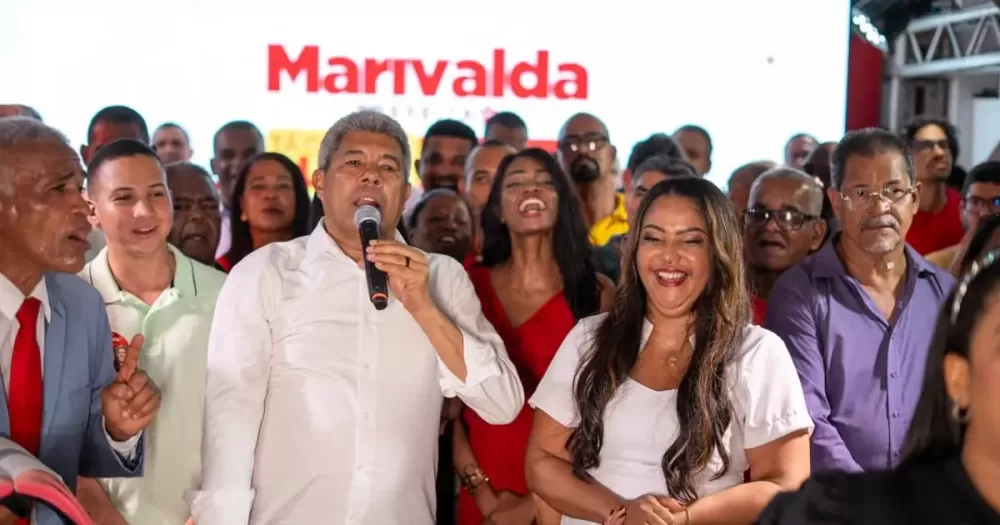 Marivalda da Silva vai representar a coligação "Candeias pode mais" (PT, PSD, PSB, PC do B, PV, PMN, Rede, Psol, Agir e Republicanos). Foto: Reprodução