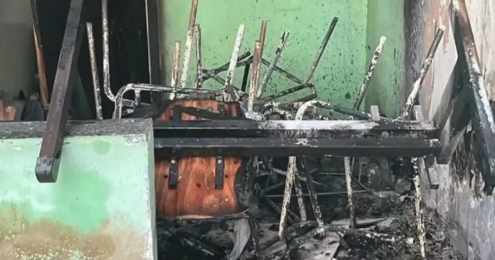 O paciente teria invadido o local e provocado danos consideráveis na unidade. Foto: Reprodução / Radar