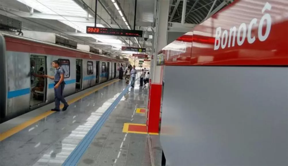 Assédio aconteceu na Estação Bonocô do metrô. Foto: Divulgação
