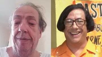 O ator informou nas redes sociais que precisou ser internado após se sentir mal na manhã desta segunda-feira (9) . Foto: Reprodução