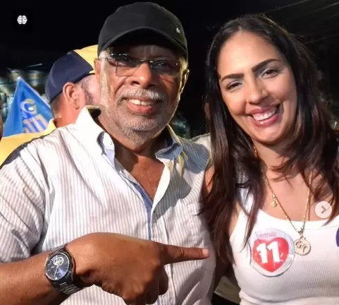 Grace Tanferi (PSDB) conta com o apoio do prefeito Antonio Calmon (PP)