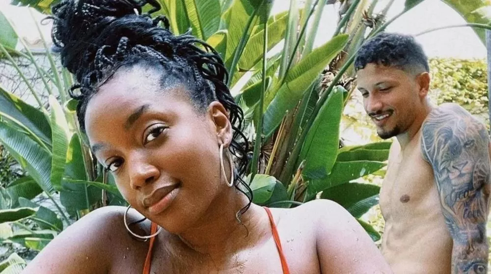 Iza e o jogador Yuri Lima, pai de sua filha. Foto: Reprodução/Instagram