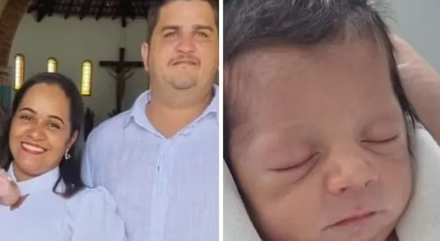 Notícia da gravidez horas antes de parto pegou todos da família de surpresa. Reprodução/Arquivo pessoal/Mariane Rodrigues