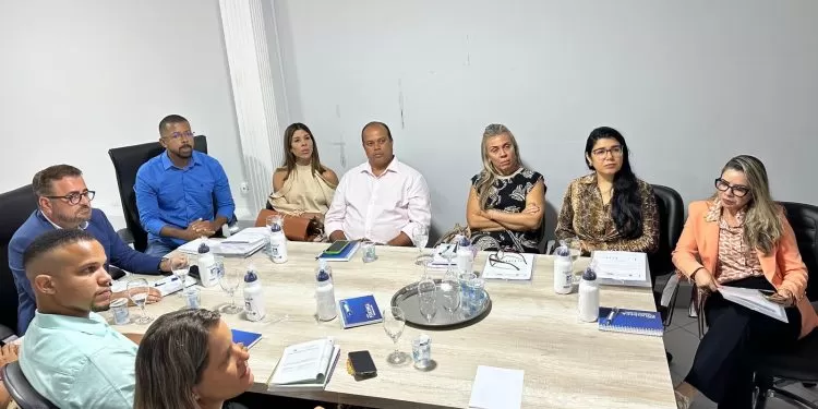 Prefeitos discutem orçamento e fortalecimento da saúde regional em reunião do Consórcio Baía de Todos os Santos. Foto: Reprodução