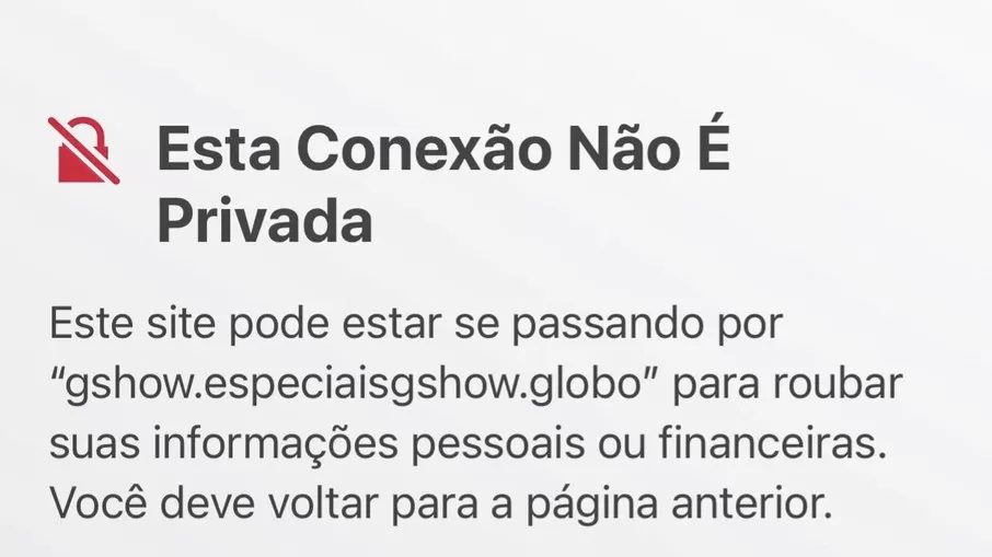 Sites falsos. Reprodução/Internet