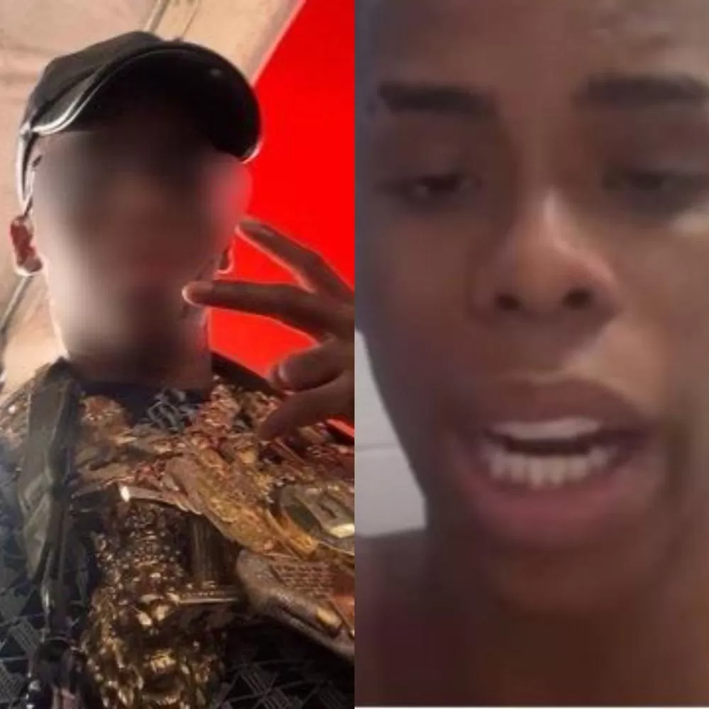 O influenciador compartilhou um vídeo nas redes sociais em que nega associação à facção criminosa e ao traficante Gravetinho. Foto: Reprodução / Redes Sociais