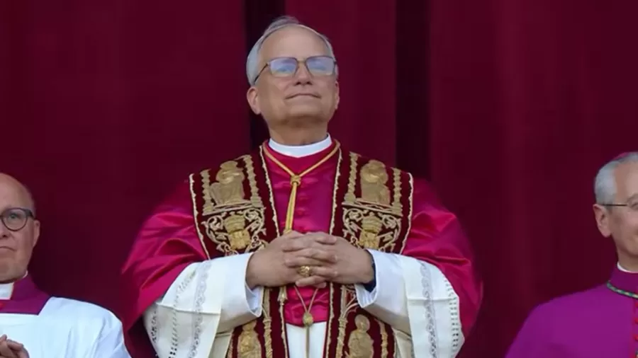 Leão 14, novo chefe da Igreja Católica. Foto: Reprodução/Vatican News