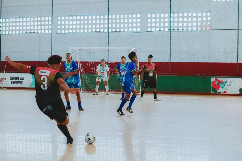 Copa Elas À Frente estreia com força total e impulsiona o futsal feminino em São Sebastião do Passé. Foto: Abimael Miranda / ASCOM
