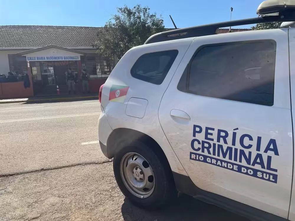 Escola em Estação invadida por adolescente com faca. Foto: Rebecca Mistura/Agência RBS