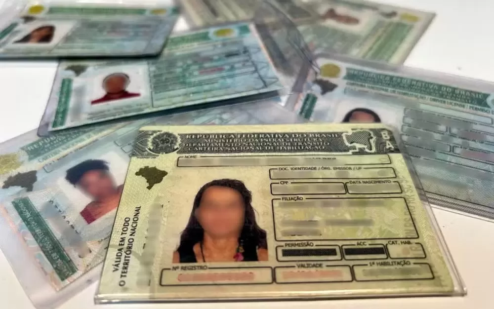 Carteira Nacional de Habilitação (CNH). Foto: Mateus Xavier/ g1 BA