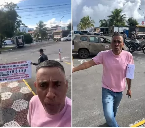 Alinaldo Dias Nogueira, mais conhecido como “Guigui”. Foto: Montagem/Vídeo redes sociais