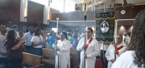 Festa em homenagem a Santa Dulce dos Pobres começa em Salvador com missa e anúncio de novo memorial. Foto: Betto Jr./Secom PMS