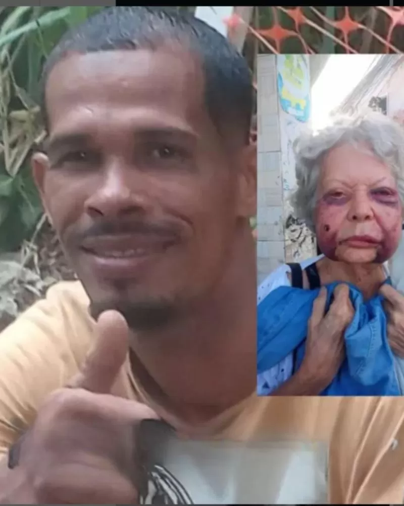 Idosa de 70 anos é brutalmente espancada durante tentativa de roubo em Salvador. Foto: Reprodução/Internet