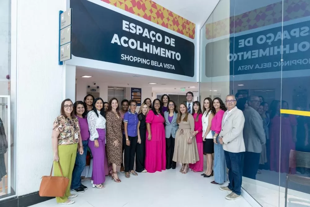 Shopping Bela Vista inaugura espaço permanente para acolhimento de mulheres vítimas de violência. Foto: Divulgação