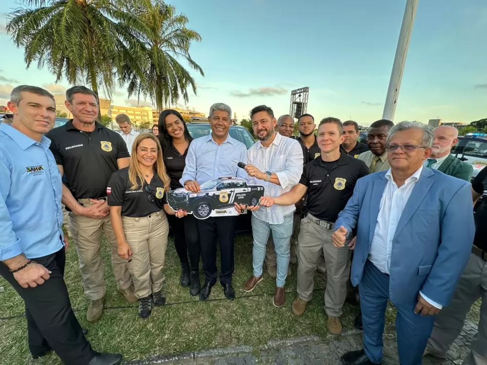 Para reforçar segurança, Governo da Bahia entrega viatura à Polícia Civil em São Sebastião do Passé. Foto: Reprodução