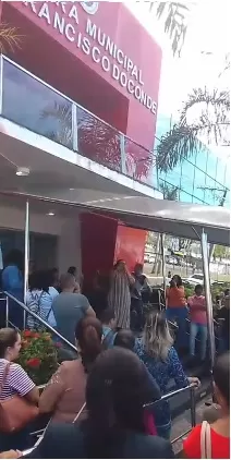 Sindsefran protesta em frente à Câmara e denuncia gestão municipal em São Francisco do Conde