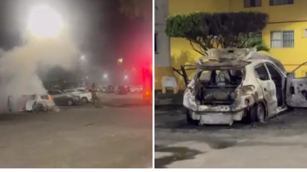 Carro ficou completamente destruído. Foto: Reprodução/TV Bahia