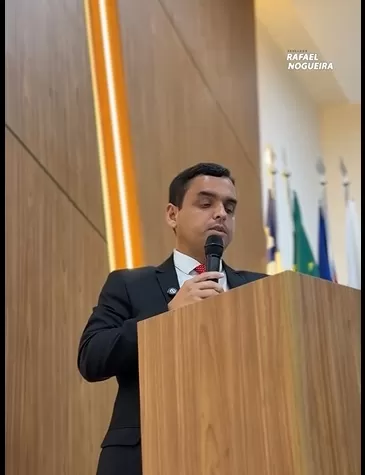 Vereador Rafael Nogueira. Foto: Reprodução/Vídeo Instagram