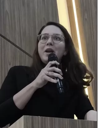 A vereadora Lígia Costa Rosa (Dra. Lígia). Foto: Reprodução/Vídeo Instagram 