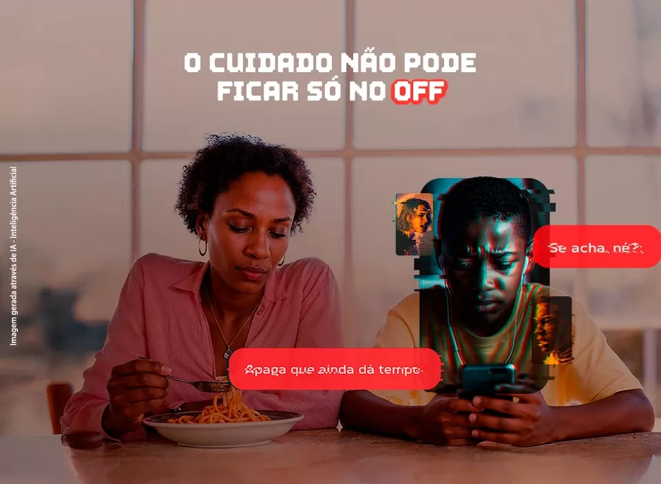 MPBA lança campanha para alertar sobre a importância da proteção de crianças e adolescentes no ambiente digital. Foto: Divulgação