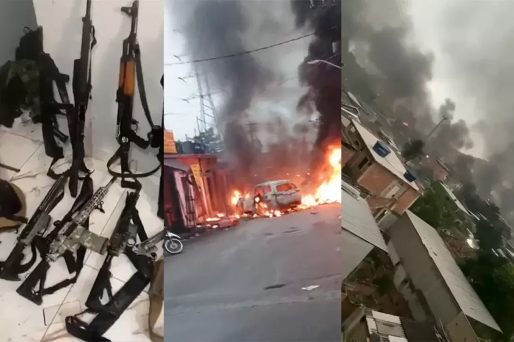 Megaoperação no Rio de Janeiro deixa 64 mortos e é considerada a mais letal da história do estado. Foto: Reprodução