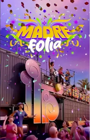 Madre de Deus se prepara para o Madre Folia 2026, que acontece de 11 a 18 de fevereiro. Foto: Reprodução/Vídeo Instagram