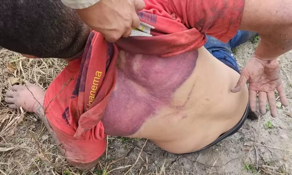 Motorista por aplicativo foi sequestrado e torturado em Eunápolis na Bahia. Foto: Divulgação