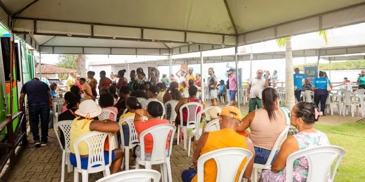 Programa “Prefeitura nos Distritos” leva estrutura completa de serviços a Passagem dos Teixeiras nesta quarta (29). Foto: Reprodução PMC