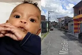 Bebê de 1 ano é morto a tiros durante ataque na Bahia. Foto: Reprodução
