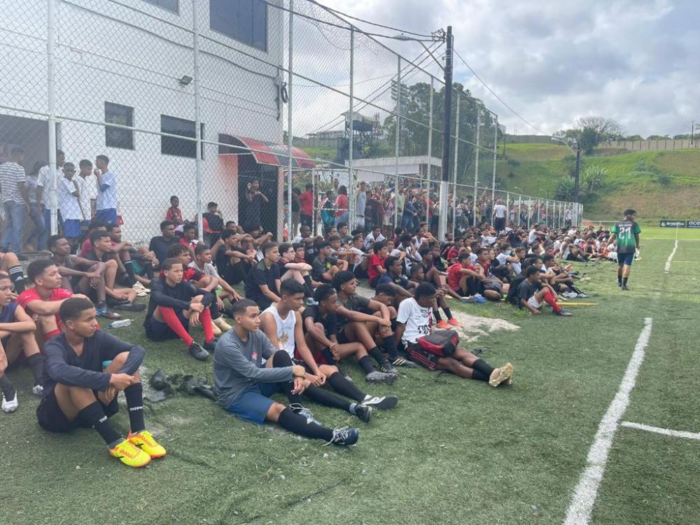 Peneira faz parte do arrastão rubro-negro que programou 12 avaliações em diversos bairros de Salvador e Região Metropolitana - Foto: Ascom | EC Vitória