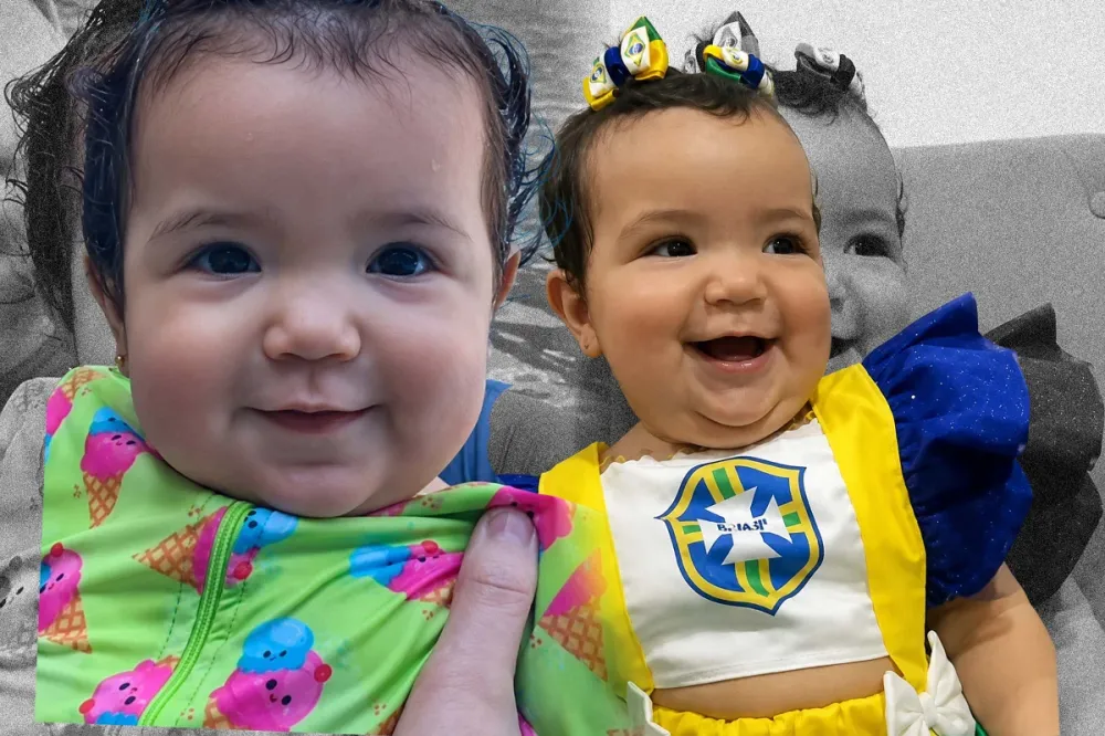 Helena Almeida, de 10 meses. Lara Abreu / Arte Metrópoles